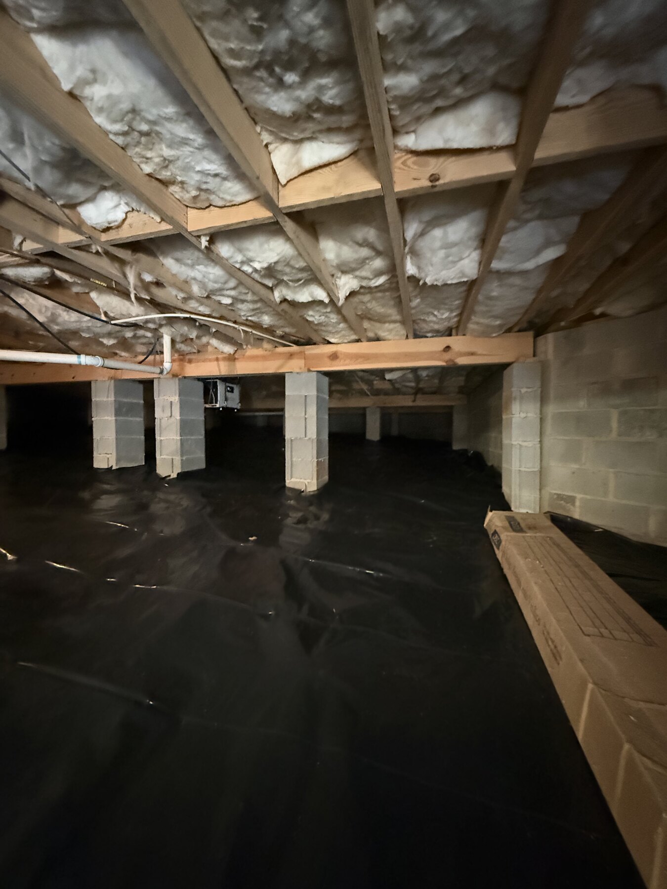 Recent completed crawlspace project by the JHS team